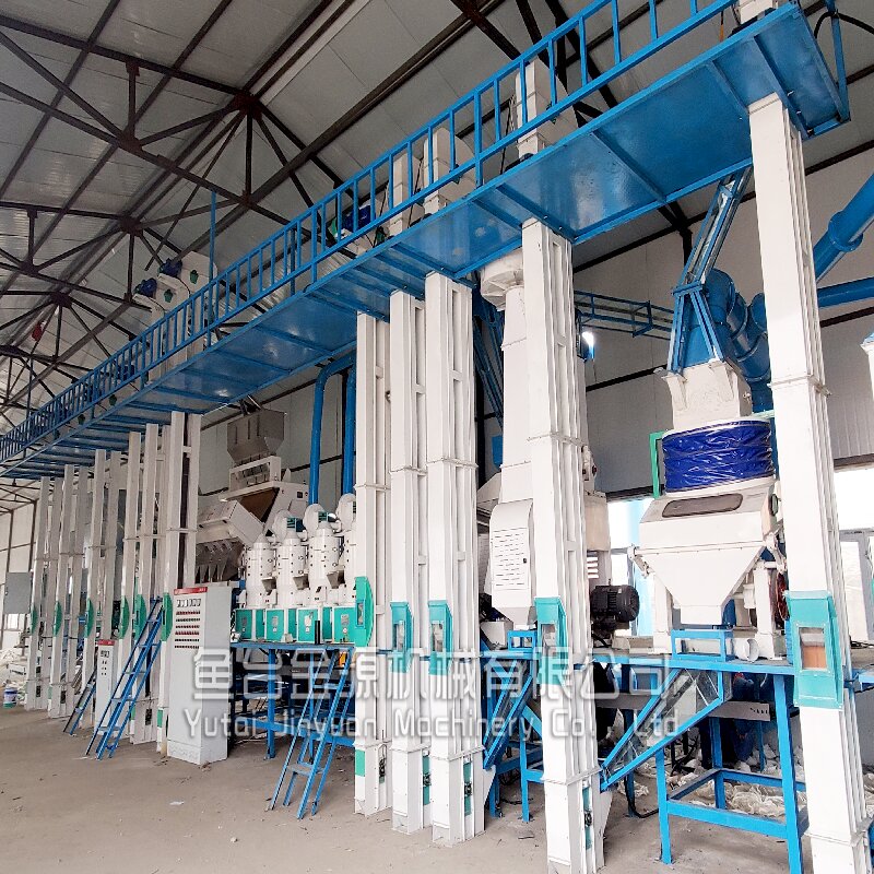 Fully Automatic 50 Ton Rice Processing Equipment Fully Automatic 50 Ton Rice Processing Equipment
